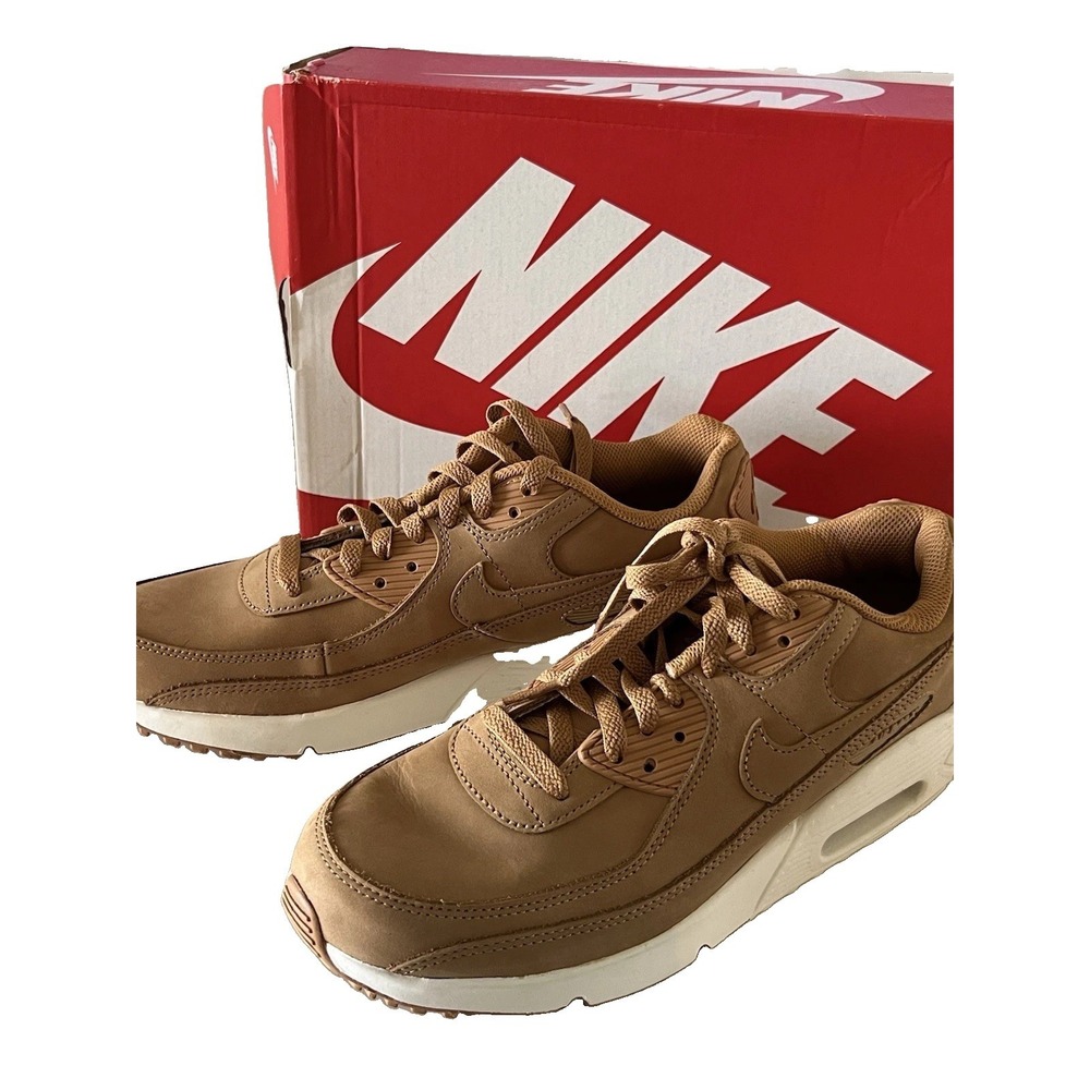 Nike Air Max 90 Flax Sail Size 7Y Style # HF6358200